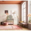 Banc Crossover rose 150x40cm Kare Design