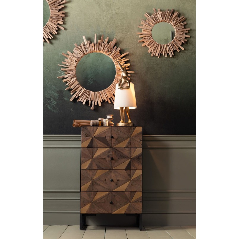 Lampe Animal Lapin doré Kare Design