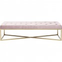 Banc Crossover rose 150x40cm Kare Design