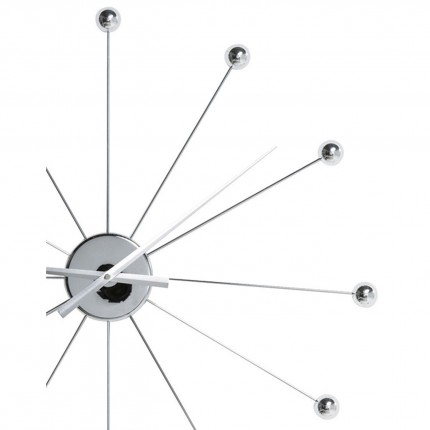 Horloge murale Like Umbrella chrome Kare Design