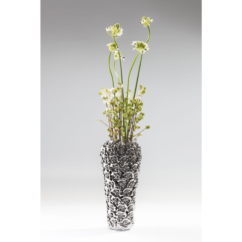 Vase Rose Multi chrome 36cm Kare Design