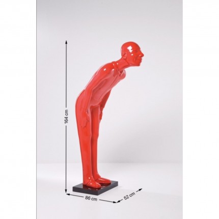 Deco Welcome Guest XL 160cm red Kare Design