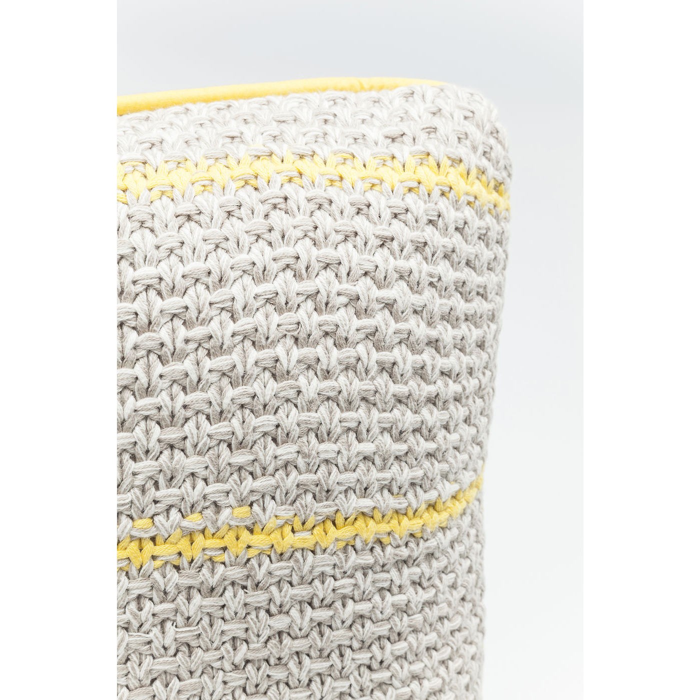 Coussin Cluster jaune 40x40cm Kare Design