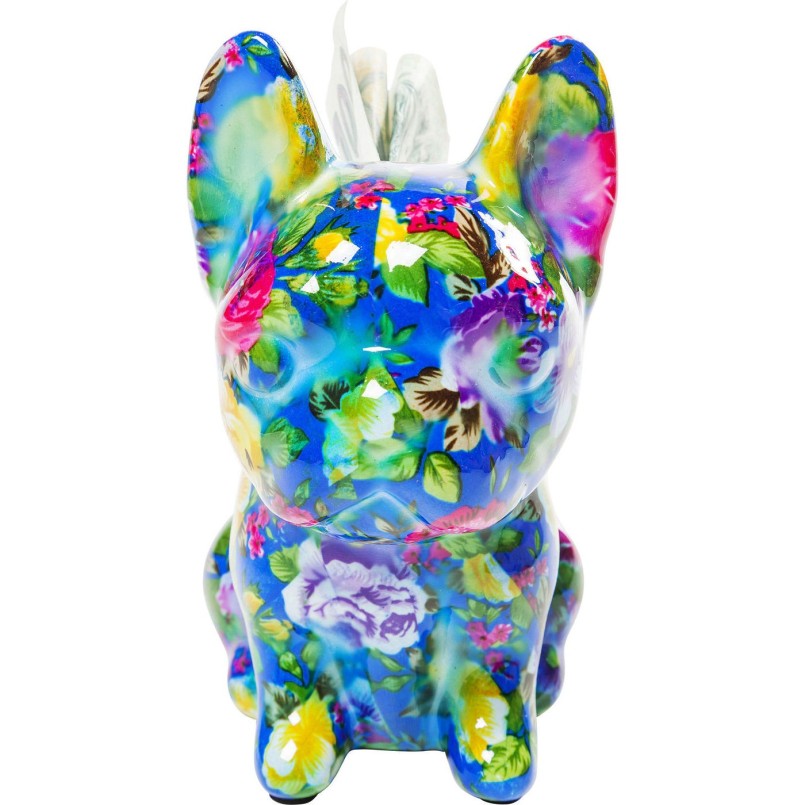 Tirelire Dog Fiore 12cm Kare Design