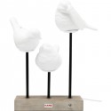 Lampe oiseaux porcelaine Kare Design