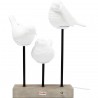 Lampe oiseaux porcelaine Kare Design