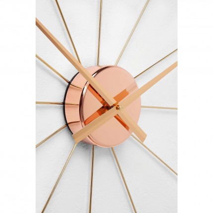 Horloge murale Umbrella or rose Kare Design