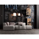 Suspension Parecchi noire 100cm Kare Design