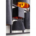 Applique Parecchi velours gris 110cm Kare Design