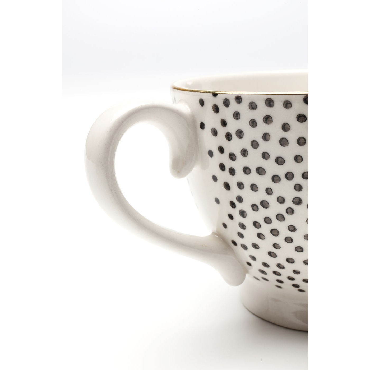 Tasses Dotty Rim set de 4 Kare Design