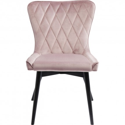 Chaise Marshall velours rose Kare Design