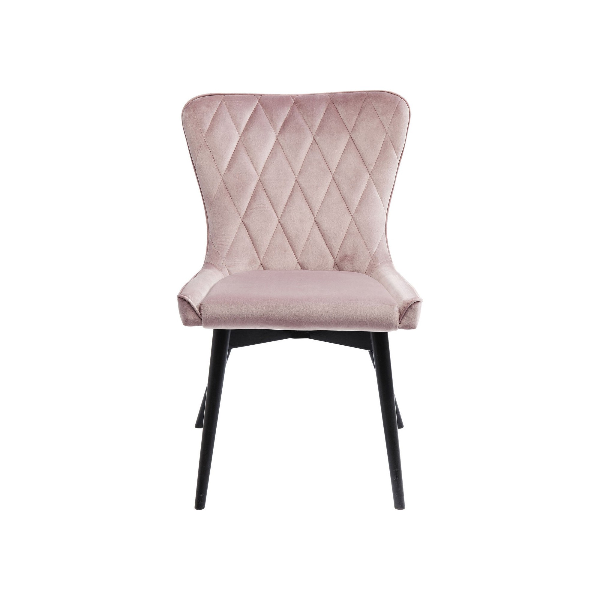 Chaise Marshall velours rose Kare Design