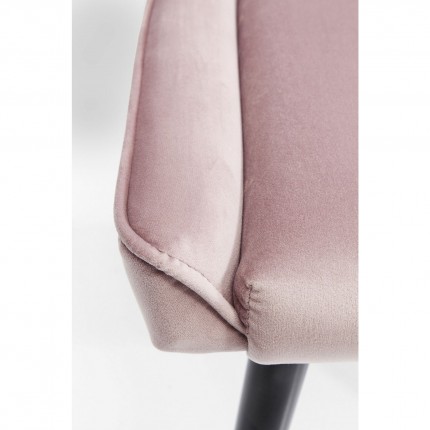 Chaise Marshall velours rose Kare Design