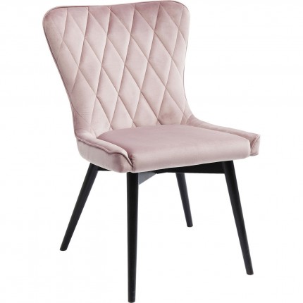 Chaise Marshall velours rose Kare Design