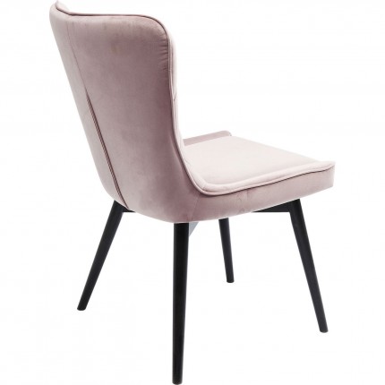 Chaise Marshall velours rose Kare Design