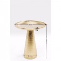Table d'appoint Orient dorée 45cm Kare Design