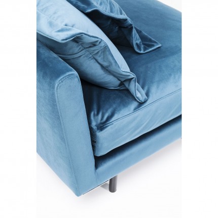 Assise Lullaby velours bleu pétrole Kare Design