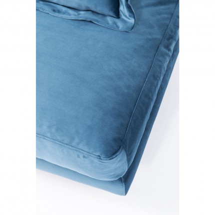 Assise Lullaby velours bleu pétrole Kare Design