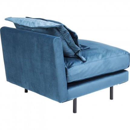 Assise Lullaby velours bleu pétrole Kare Design