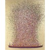 Picture Touched Flower Boat Gold Pink 160x120cm Kare Design