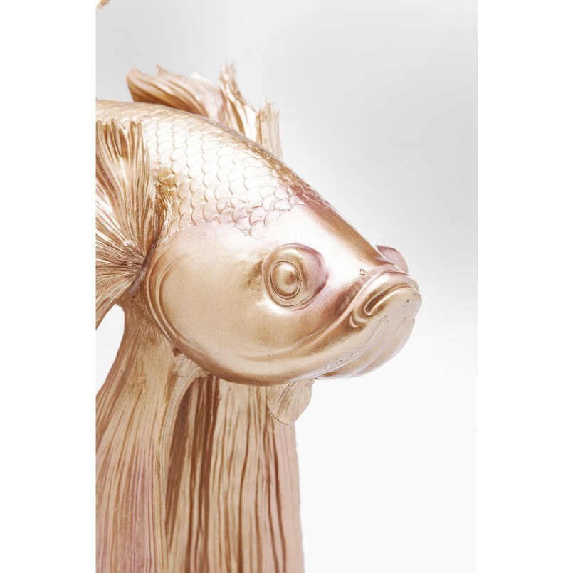 Deco Figurine Betta Fish Gold Kare Design