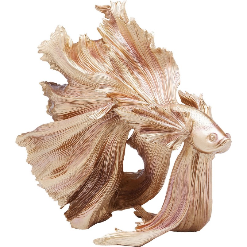 Déco Poisson combattant doré 63cm Kare Design