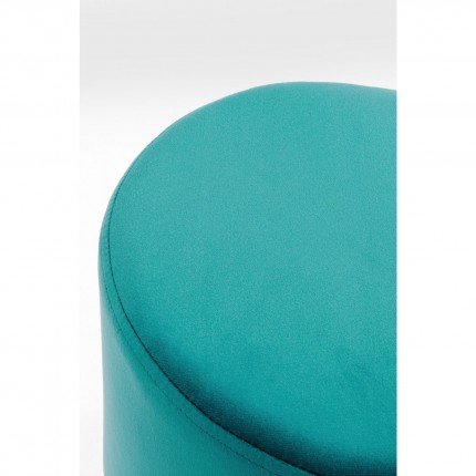 Tabouret Cherry turquoise et laiton Kare Design