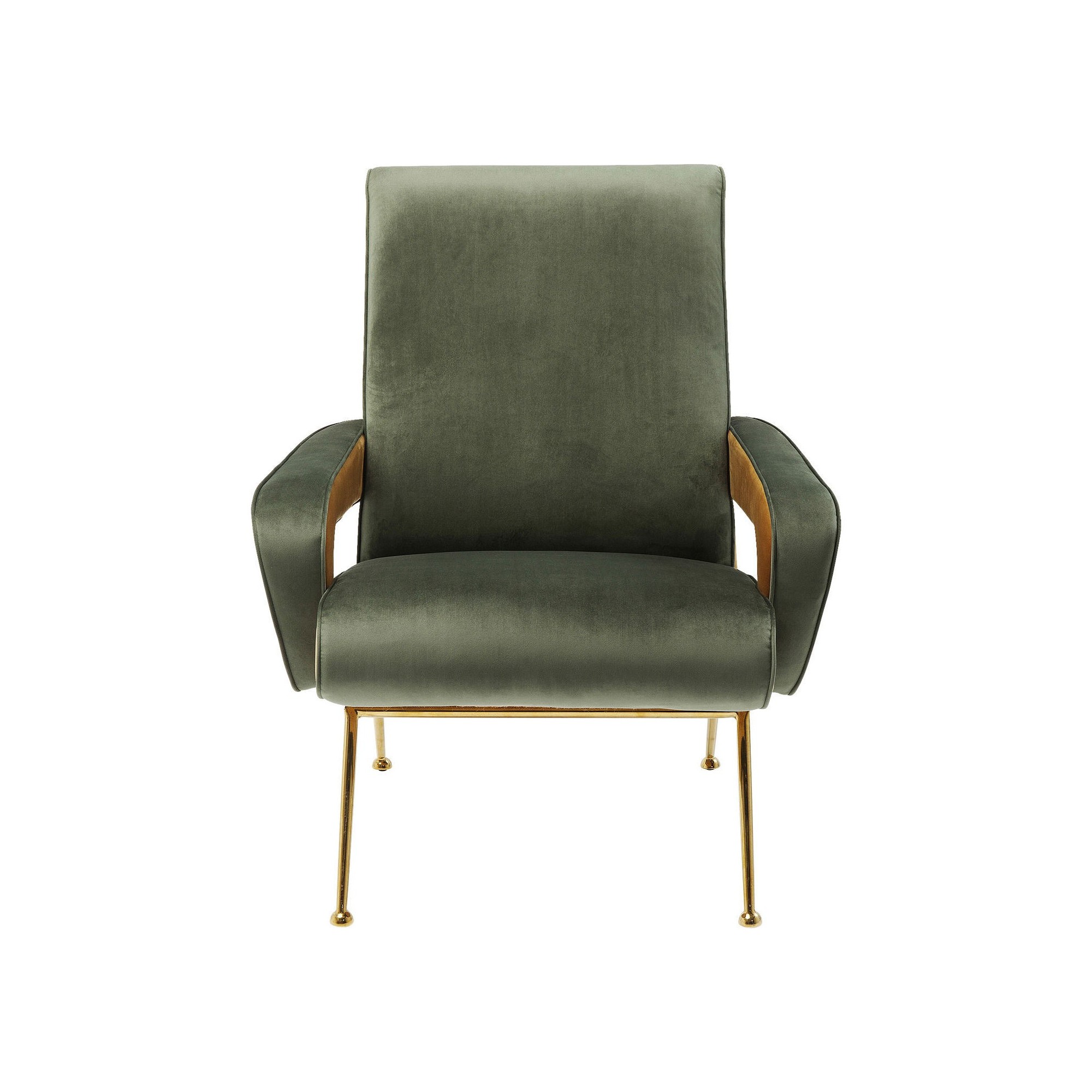 Fauteuil Luna vert Kare Design