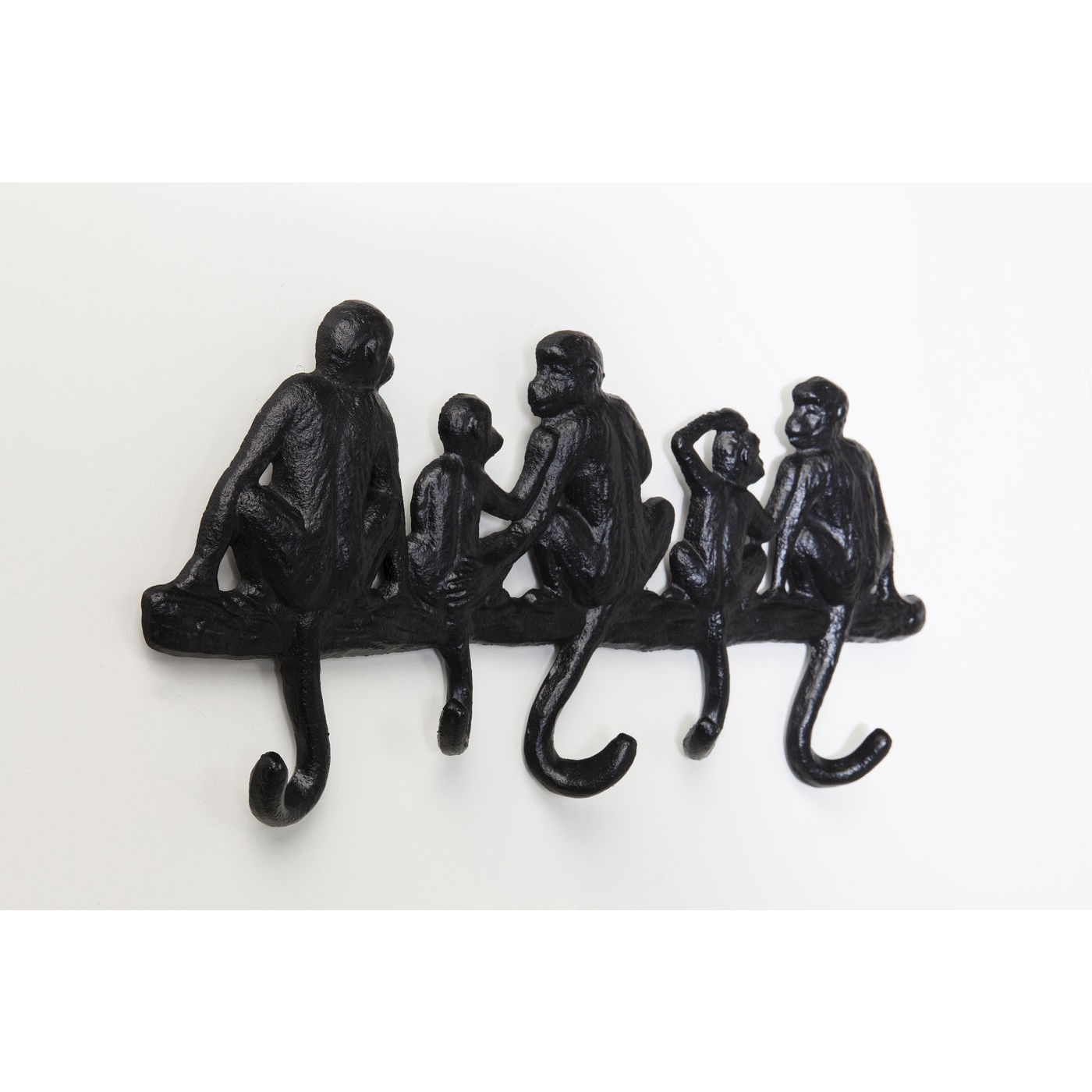 Portemanteau mural singes 31cm Kare Design