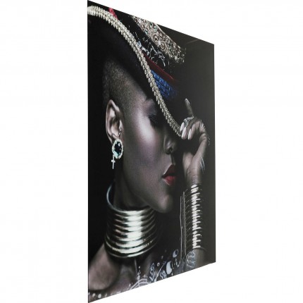 Tableau en verre Foxy Lady 120x120cm Kare Design
