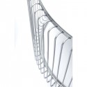 Tables basses rondes Wire argentées set de 2 Kare Design