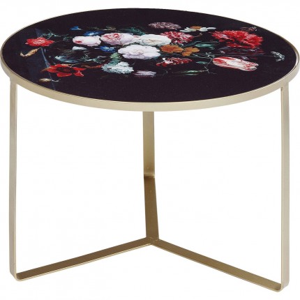 Table d'appoint Fleurs 55cm Kare Design