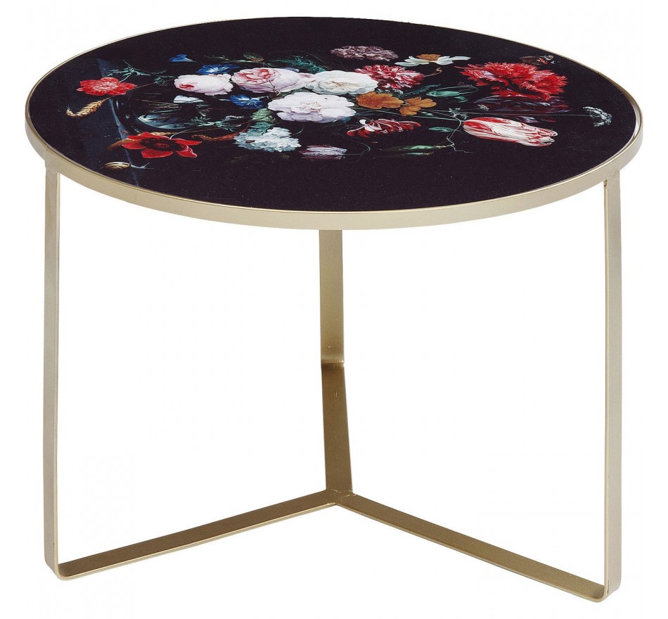 Table d'appoint Fleurs 55cm Kare Design
