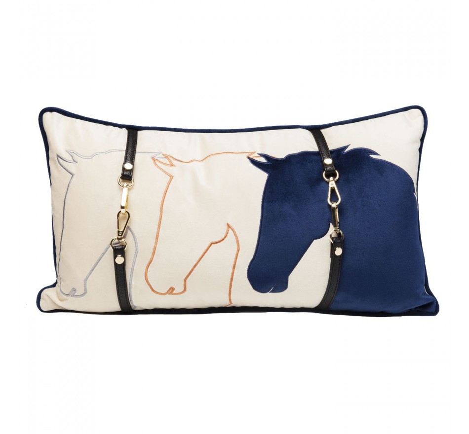 Coussin têtes de chevaux Kare Design