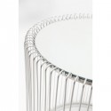 Tables d'appoint Wire argentées set de 2 Kare Design