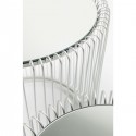 Tables d'appoint Wire argentées set de 2 Kare Design