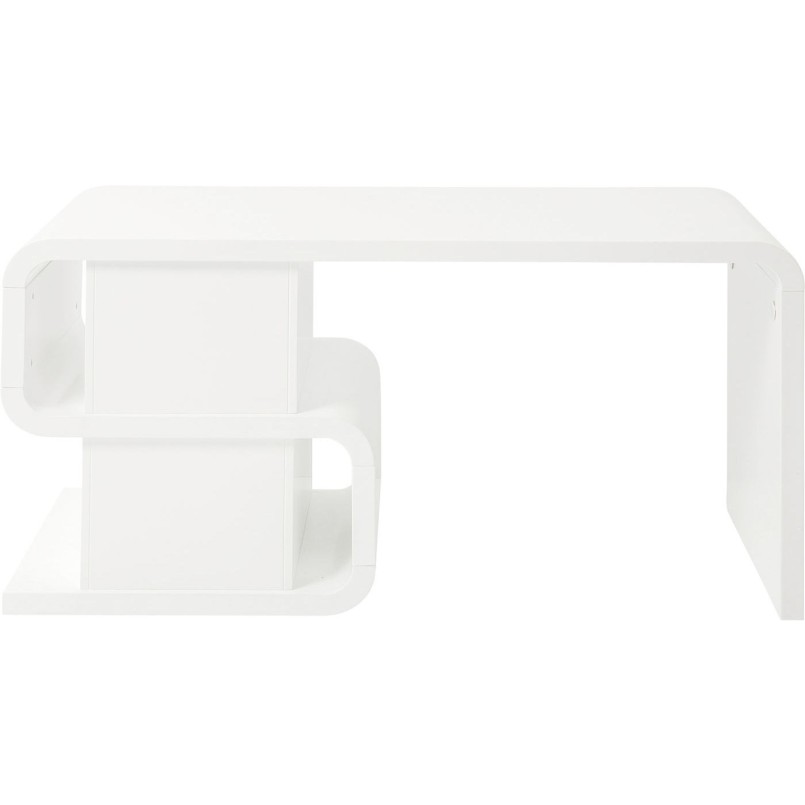 White Club Desk Snake 150x70cm Kare Design