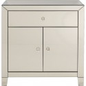 Commode Luxury Champagne 2 portes 1 tiroir Kare Design