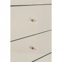 Chiffonnier Luxury Champagne 5 tiroirs Kare Design