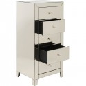 Chiffonnier Luxury Champagne 5 tiroirs Kare Design