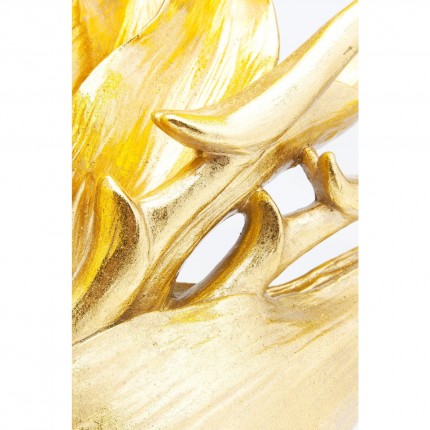 Lampe fleur dorée Kare Design