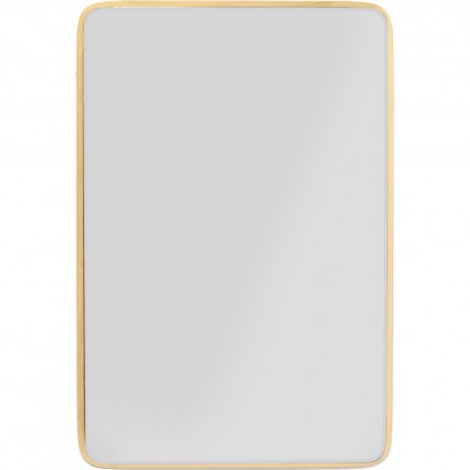 Miroir Jetset rectangulaire 94x64cm doré Kare Design
