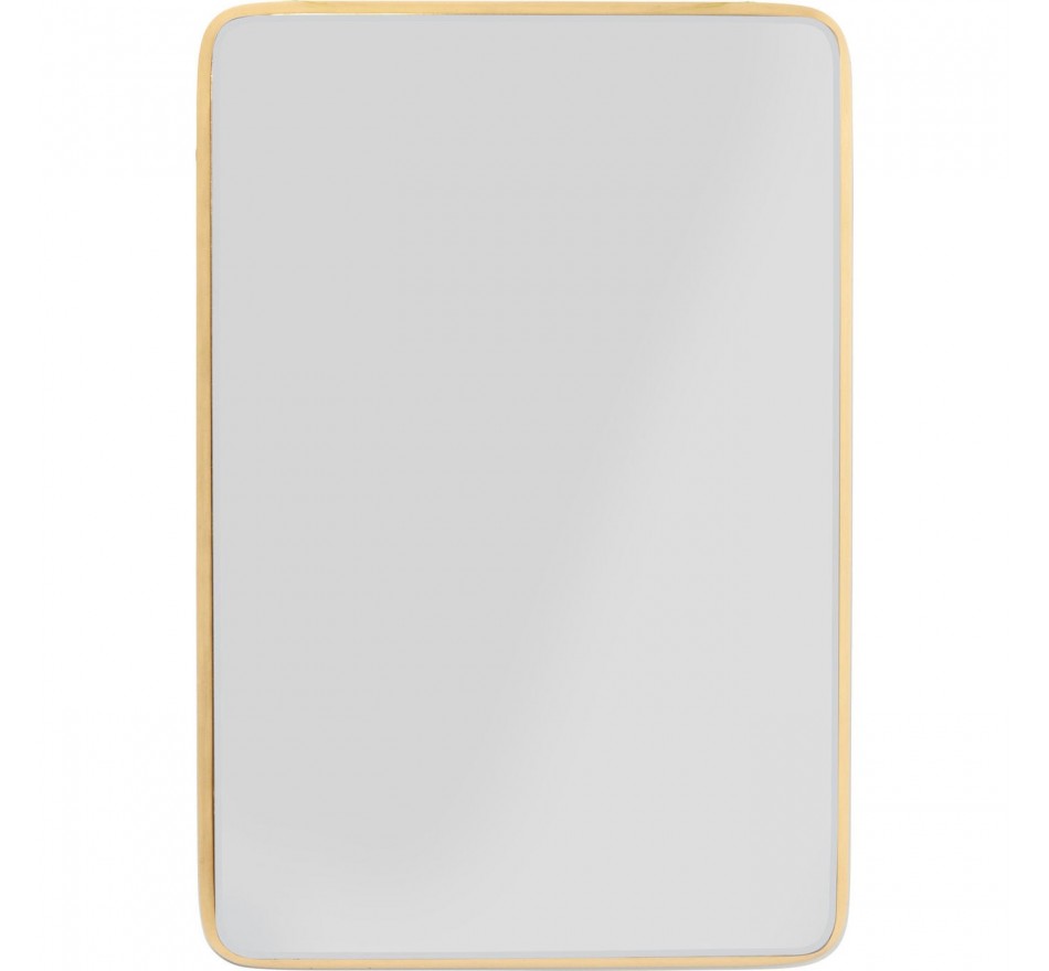 Miroir Jetset carré doré 94x64cm Kare Design