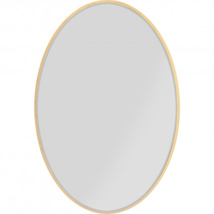 Miroir Jetset ovale doré 94x64cm Kare Design
