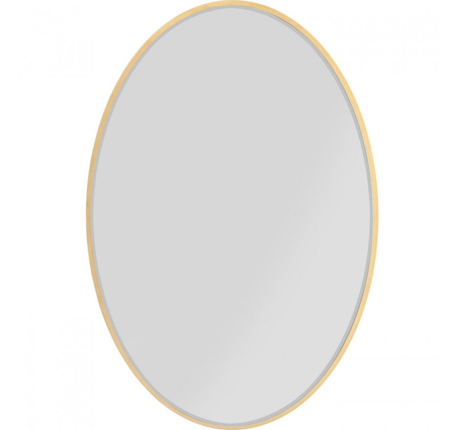 Miroir Jetset ovale doré 94x64cm Kare Design