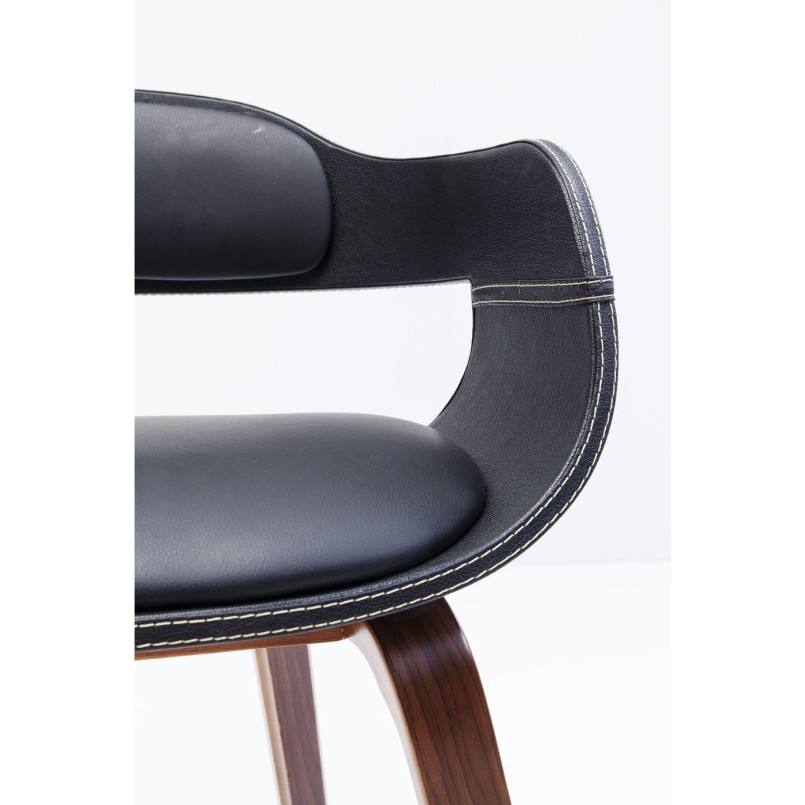 Chair with Armrest Costa Walnut Kare Design