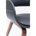 Chaise Costa Walnut Kare Design 