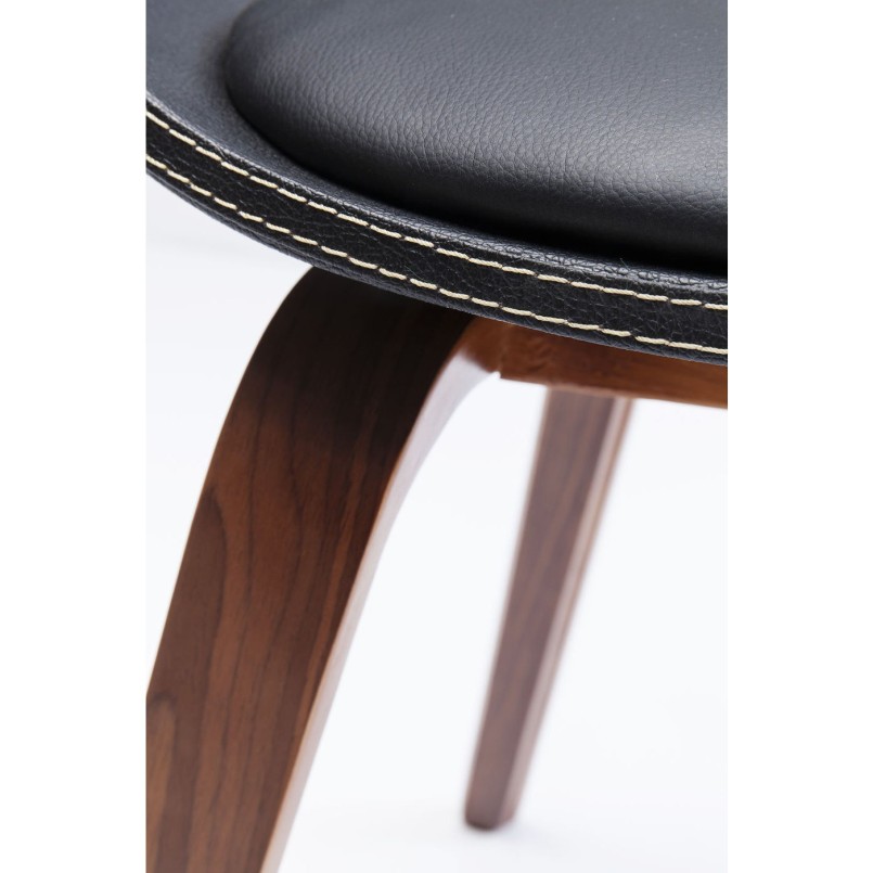 Chair with Armrest Costa Walnut Kare Design