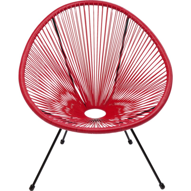 Fauteuil Acapulco cherry