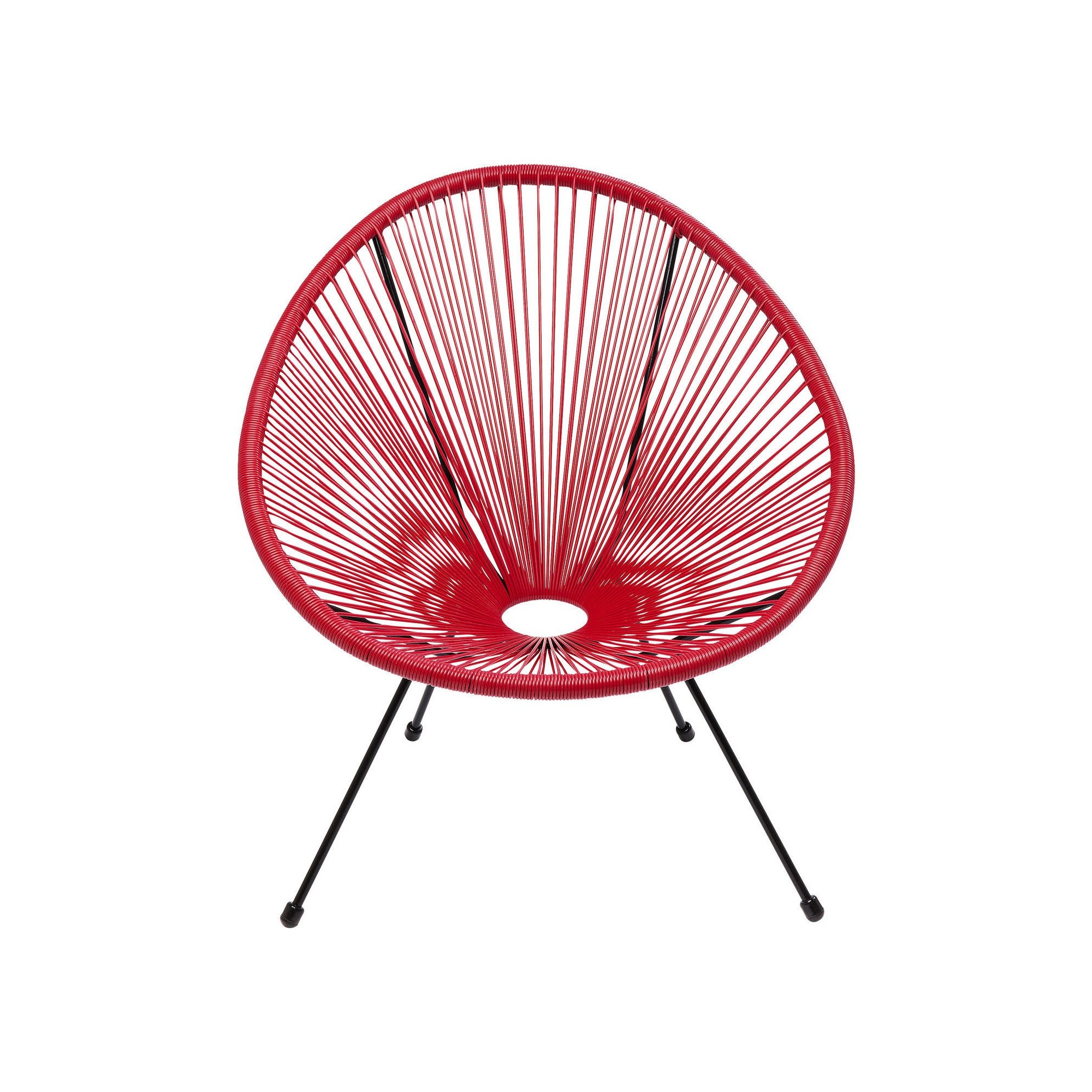 Fauteuil de jardin Acapulco rouge Kare Design